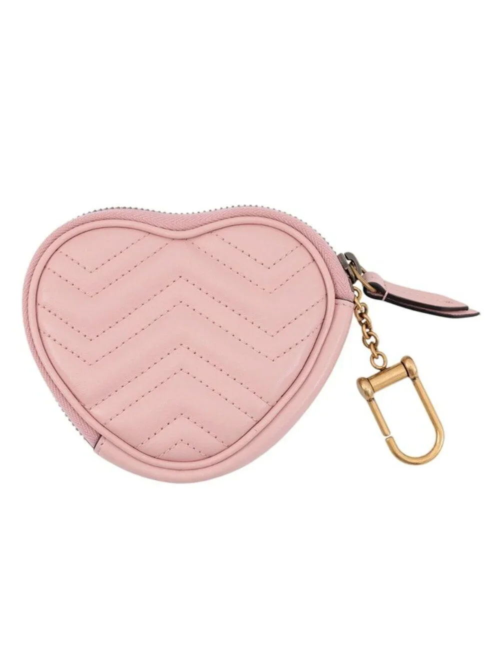 Gucci Coin Case Double Heart